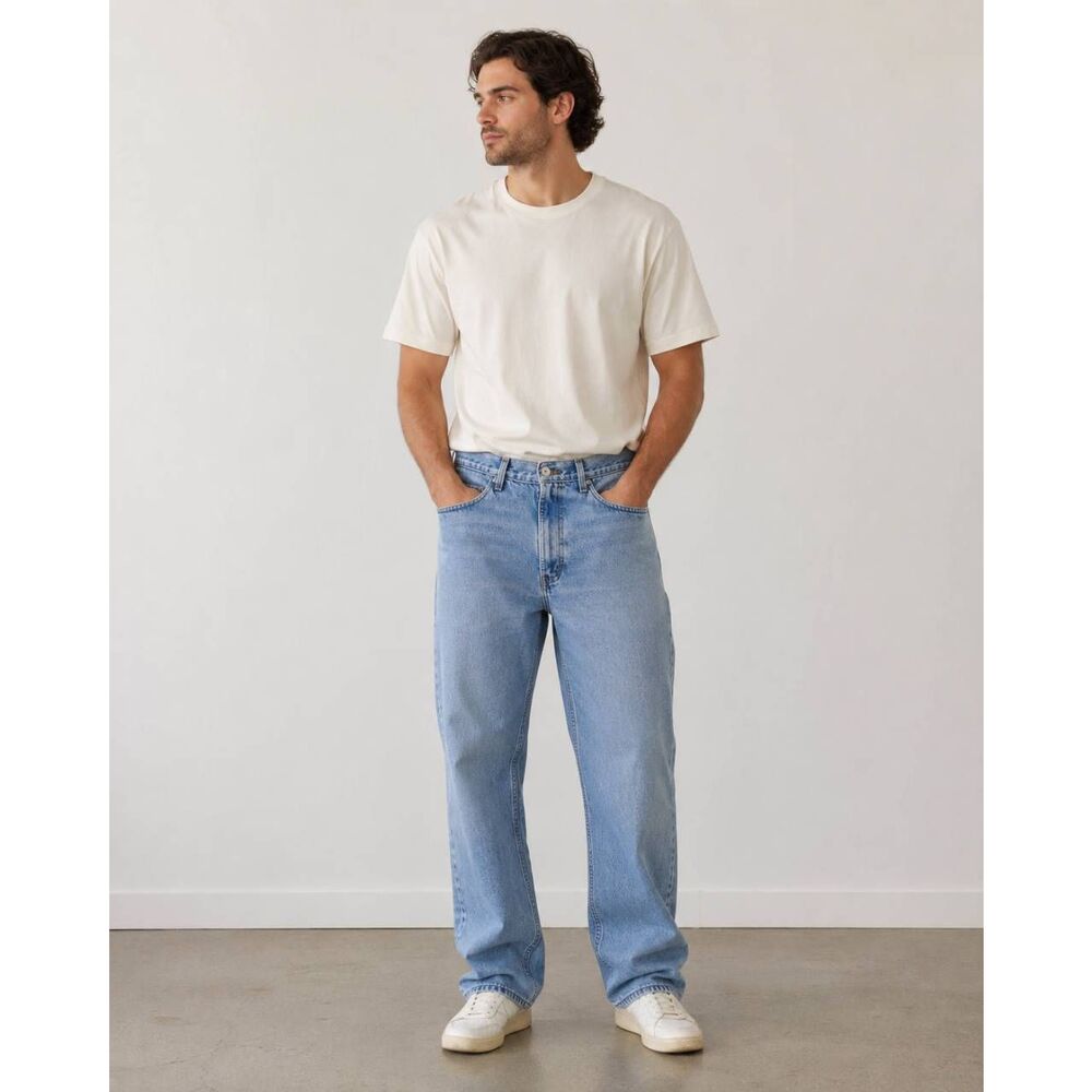 Levi’s 505 Regular Fit Jeans 34x30 Light Wash Y2K 2000s